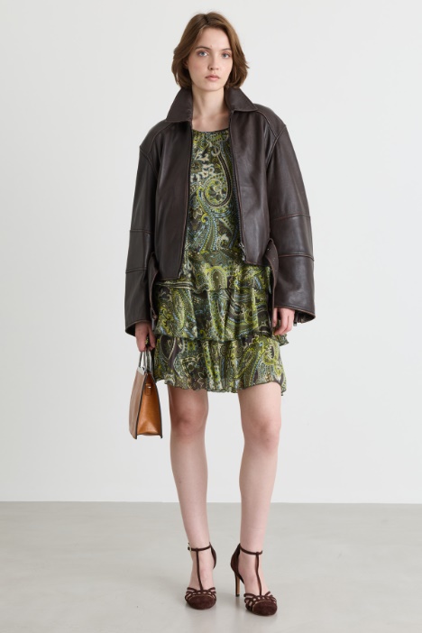 Short ruffled dress - Intrend