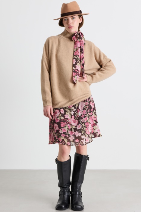 Floral Georgette Dress - Intrend