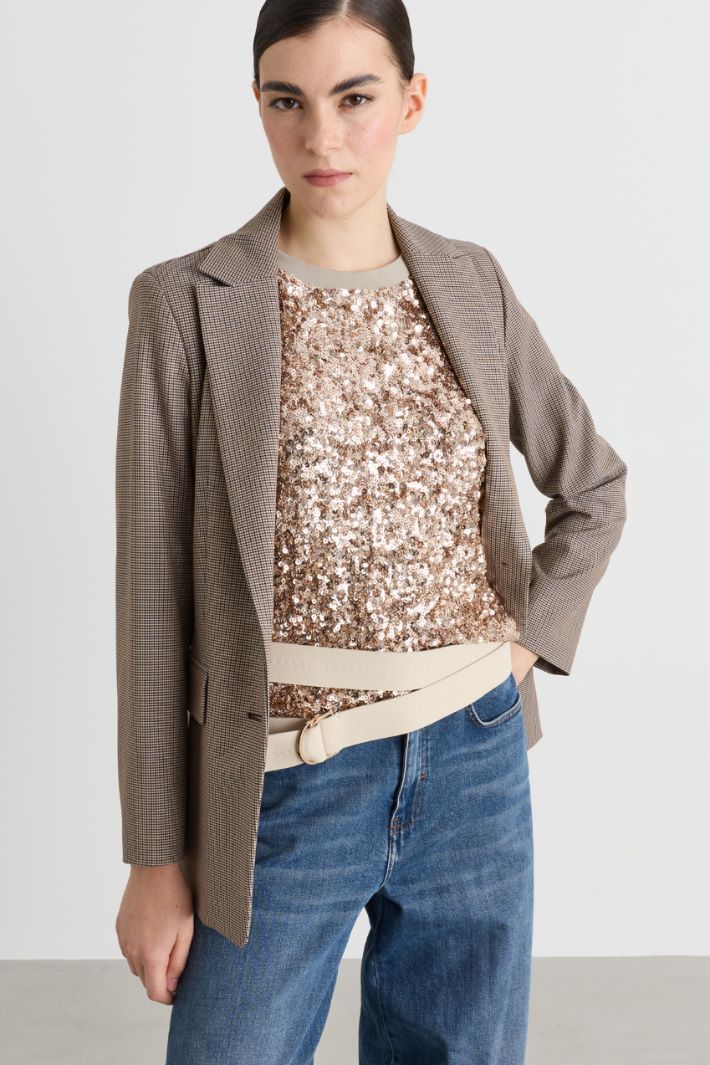 Nubuck double-wrap belt - WHITE - Intrend - 3