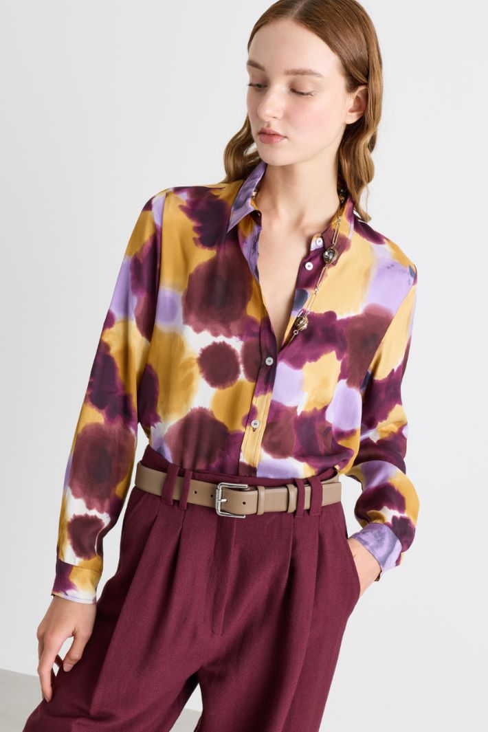 Ceinture en cuir verni - ROSE - Intrend - 3
