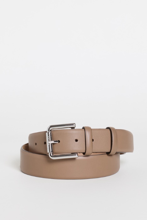 Polished leather belt - Intrend