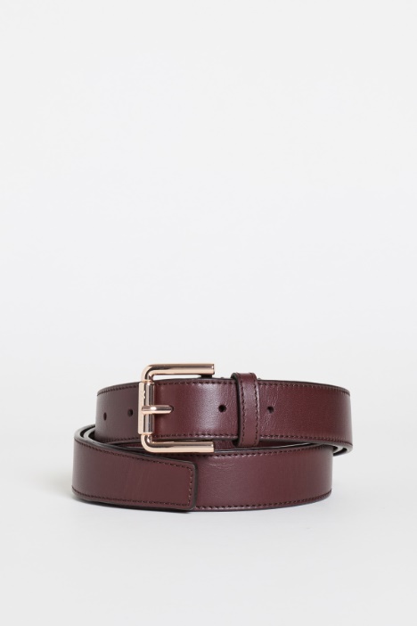 Smooth leather belt - Intrend