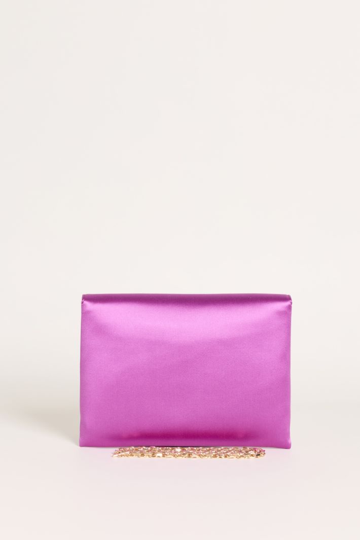 Pochette a busta in raso - FUXIA - Intrend - 3