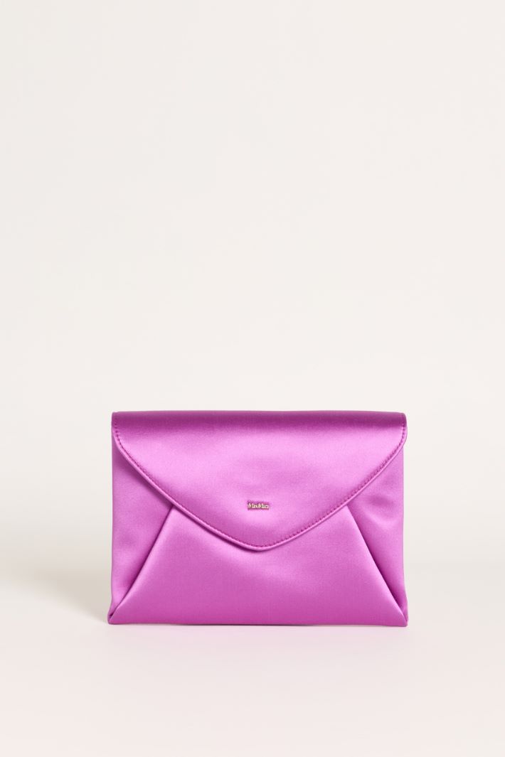 Pochette a busta in raso - FUXIA - Intrend