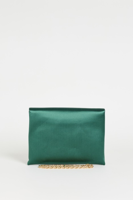 Pochette a busta in raso