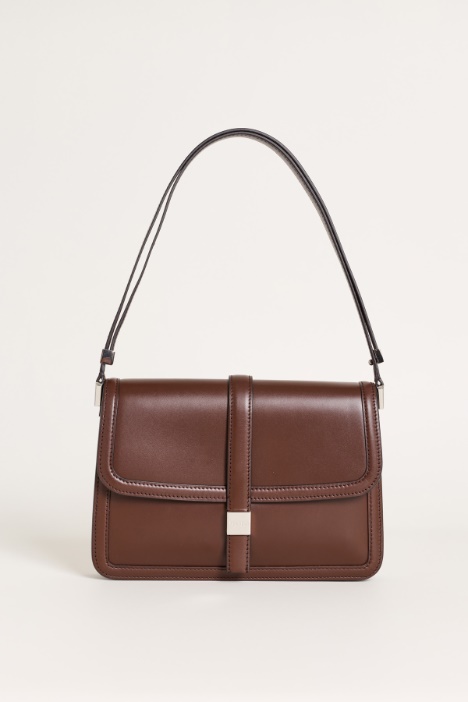 Smooth leather handbag - Intrend