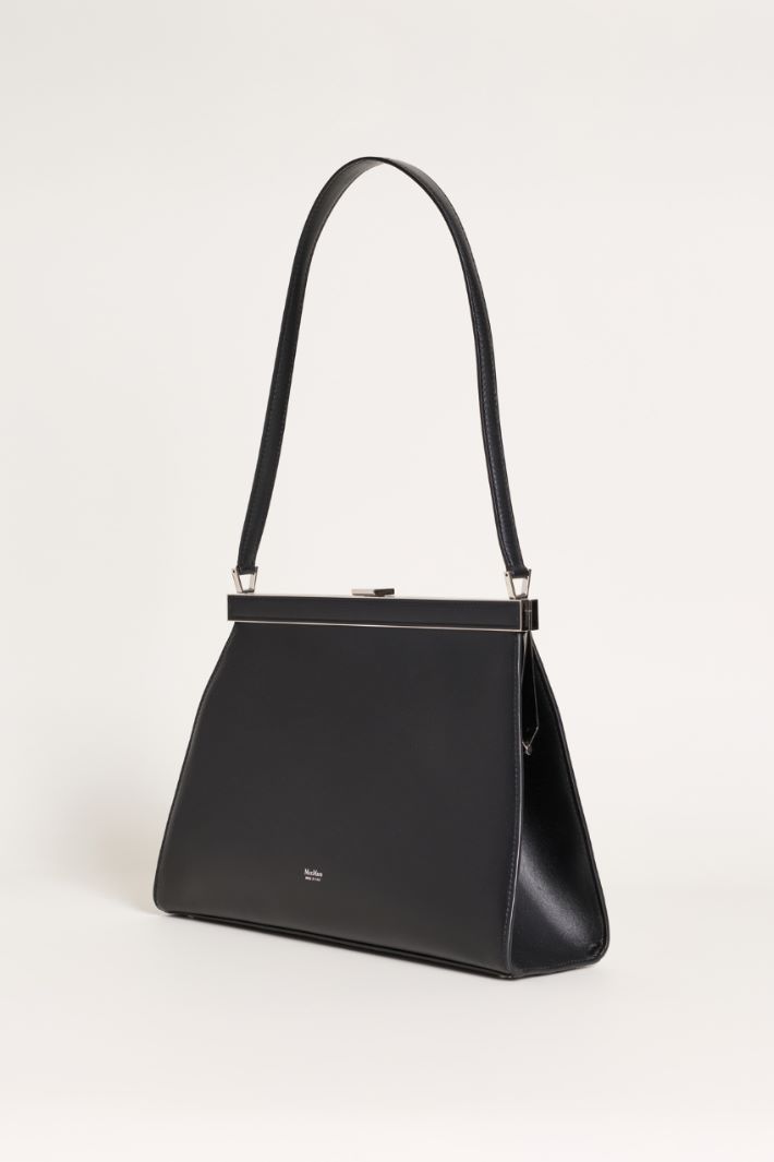 Borsa in pelle semilucida - NERO - Intrend - 2