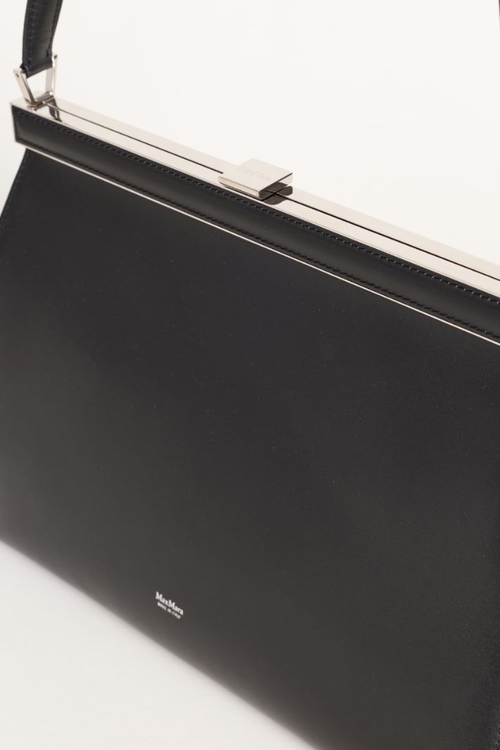 Borsa in pelle semilucida - NERO - Intrend - 4