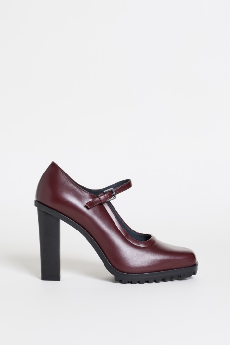 Leather Mary Janes - Intrend