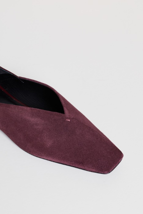 Mule con scollo incrociato