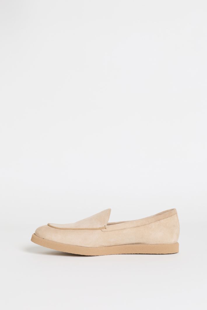 Mocassino leggero in pelle - CAMMELLO - Intrend - 3