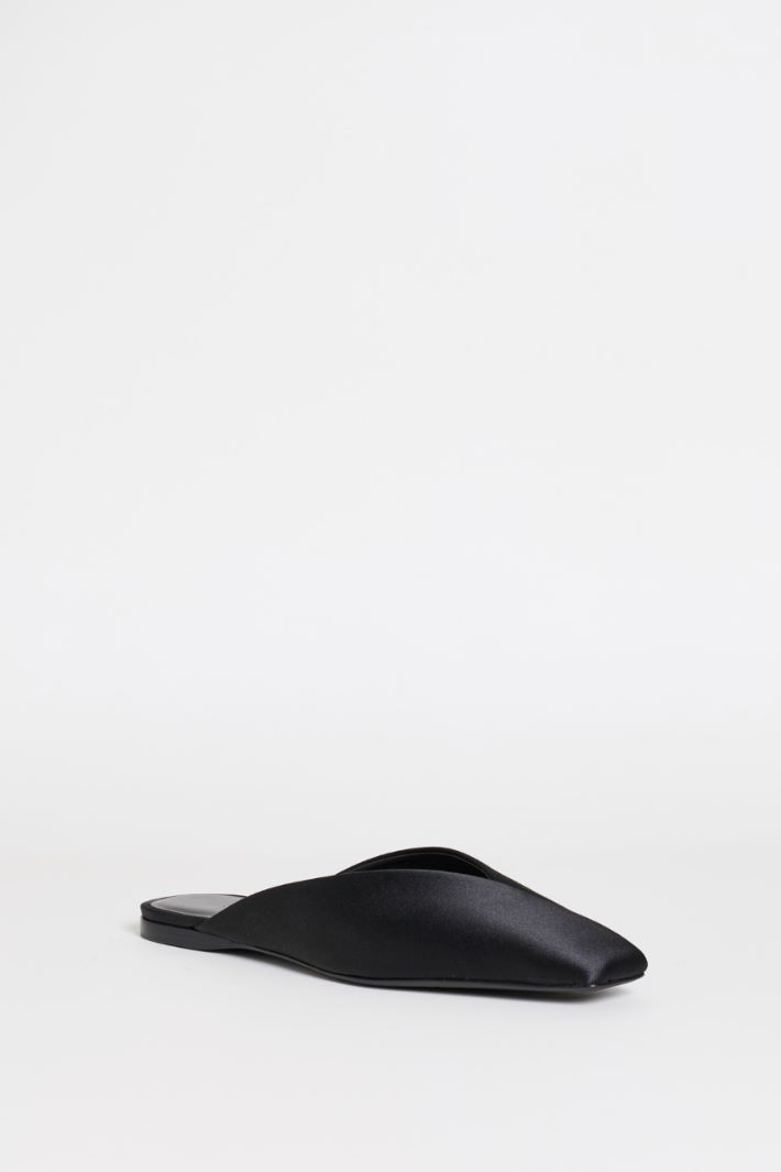 Satin mules - BLACK - Intrend - 2