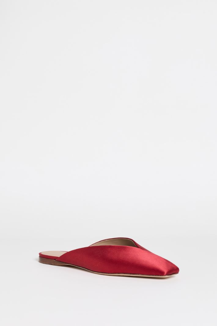 Satin mules - RED - Intrend - 2