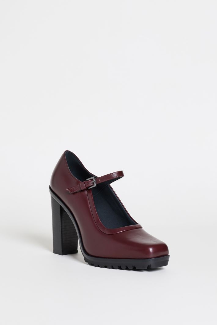 High Block-Heel Shoes - BORDEAUX - Intrend - 2
