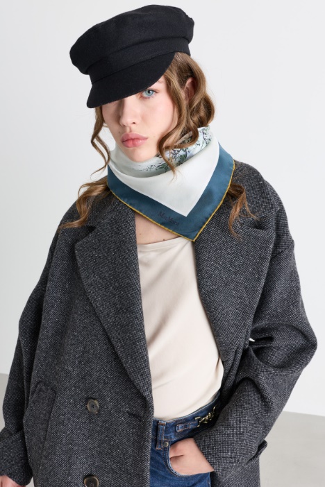 Printed silk foulard - Intrend