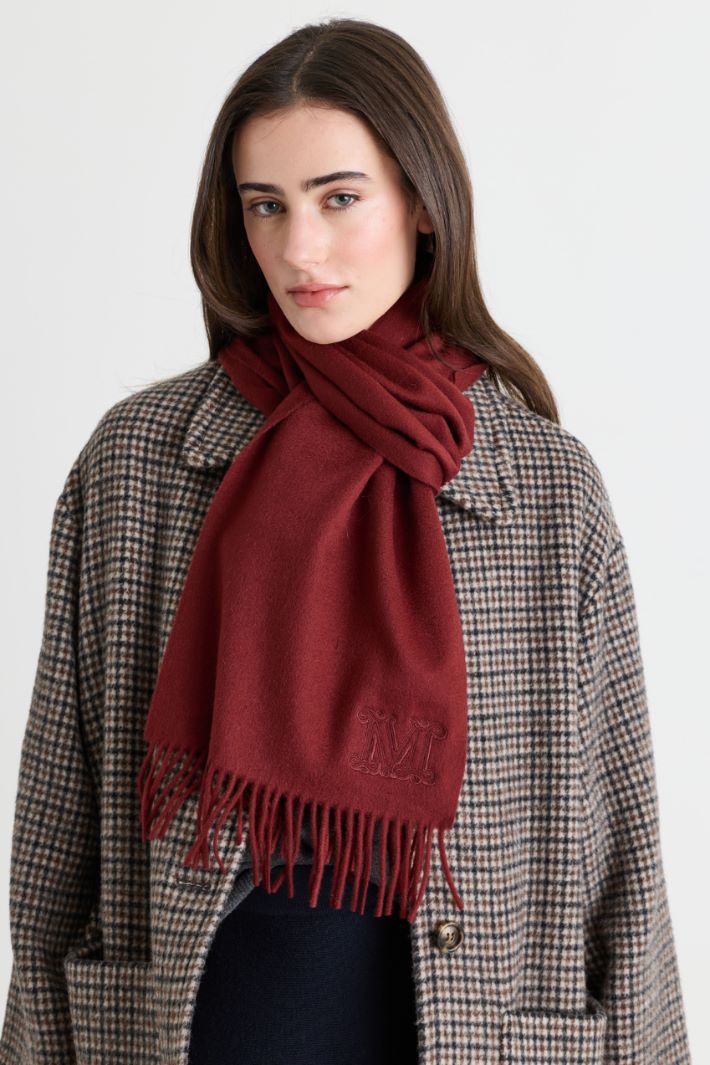 Pure cashmere stole - BORDEAUX - Intrend - 2