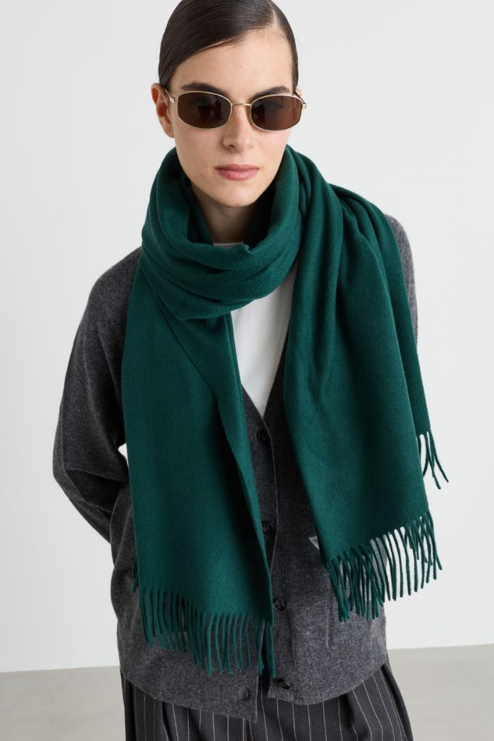 Estola de cachemira - VERDE - Intrend - 2