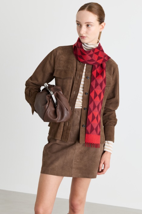 Sciarpa in cashmere jacquard - Intrend