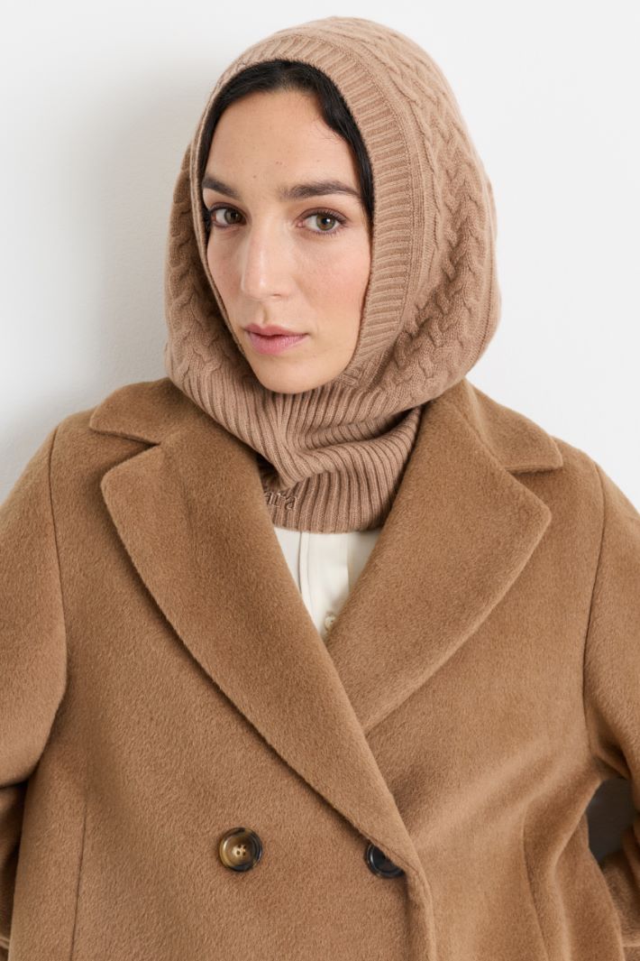 Cashmere balaclava - CAMEL - Intrend - 2
