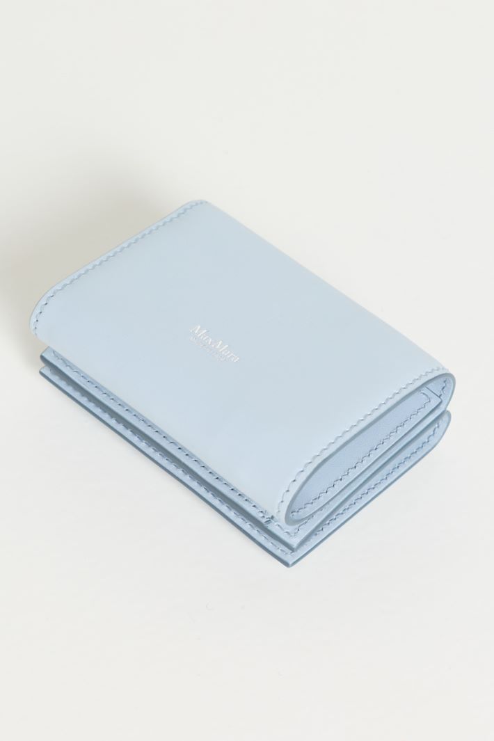 Compact tri-fold wallet - LIGHT BLUE - Intrend - 2