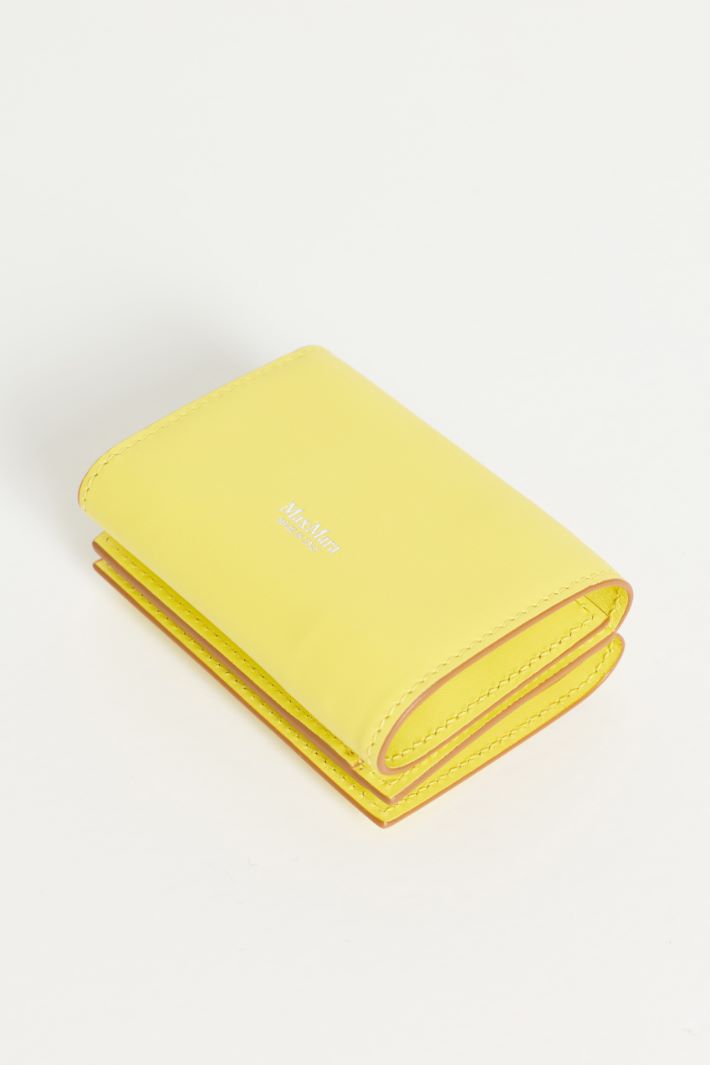 Compact tri-fold wallet - YELLOW - Intrend - 2