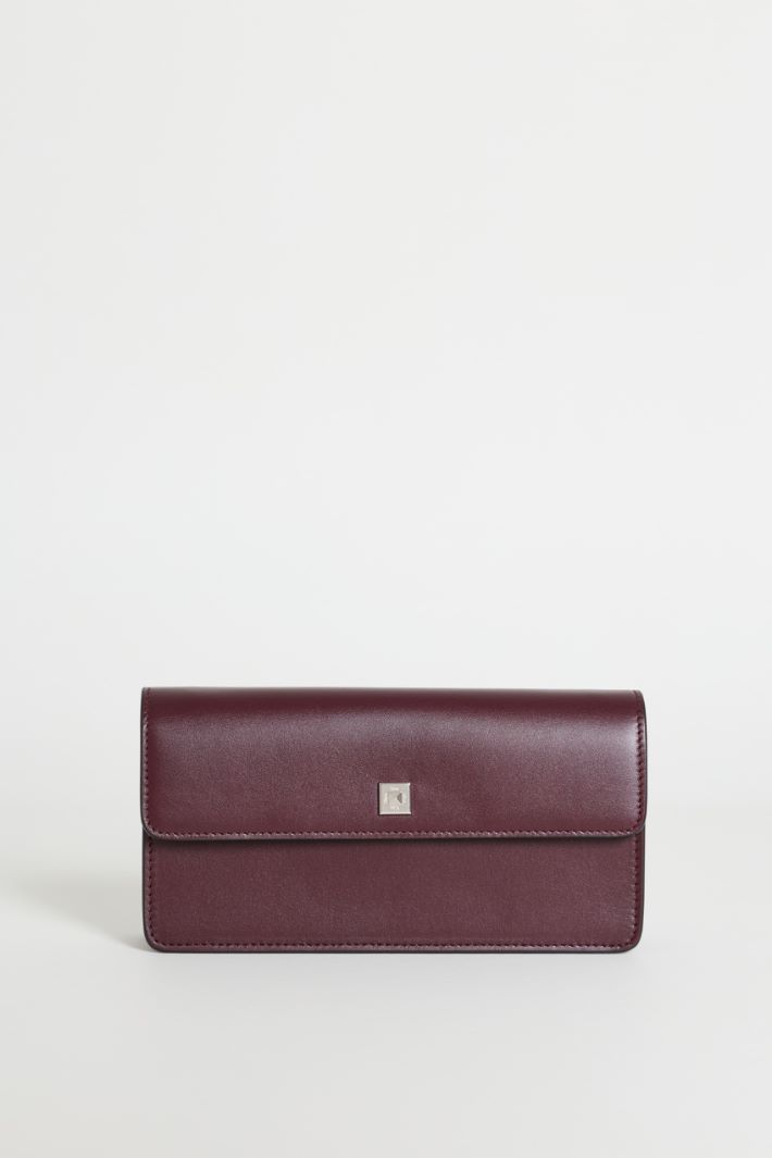 Leather Phone Pouch - BROWN - Intrend