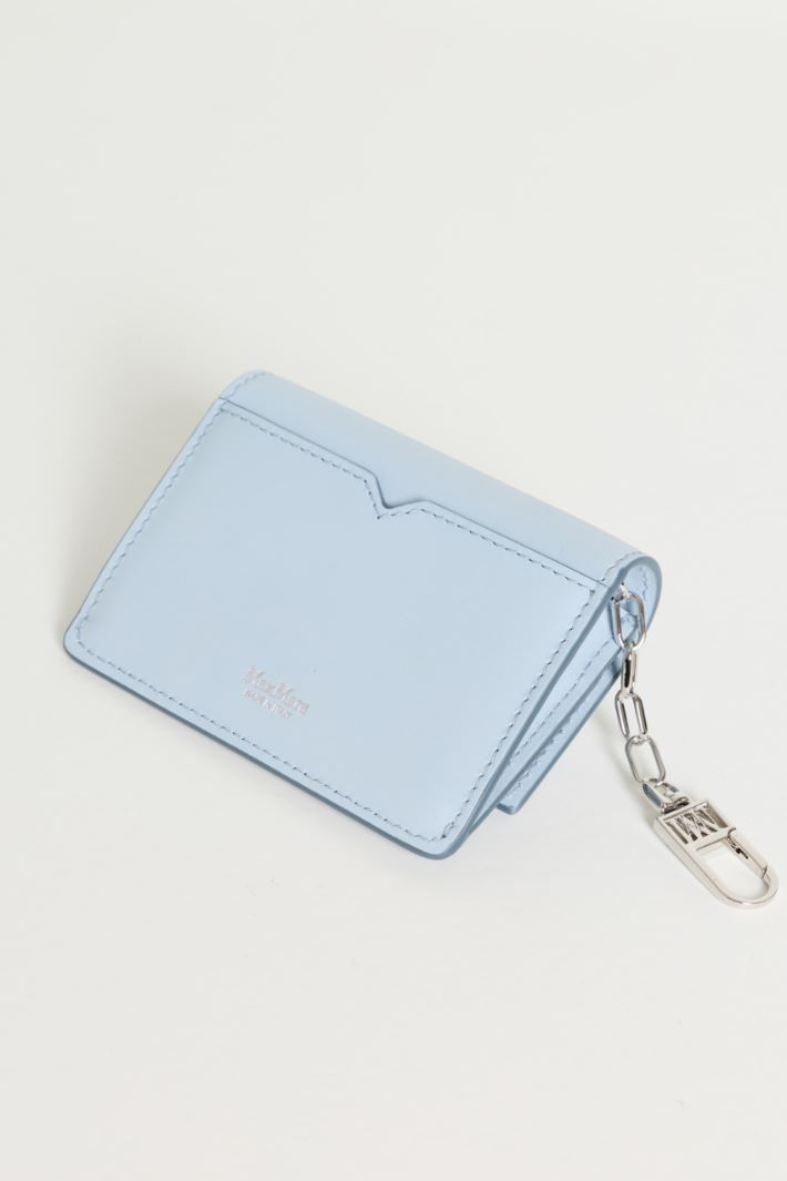 Leather purse - LIGHT BLUE - Intrend - 2