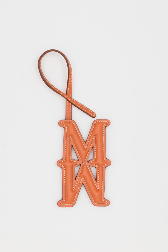 Leather charm - ORANGE - Intrend
