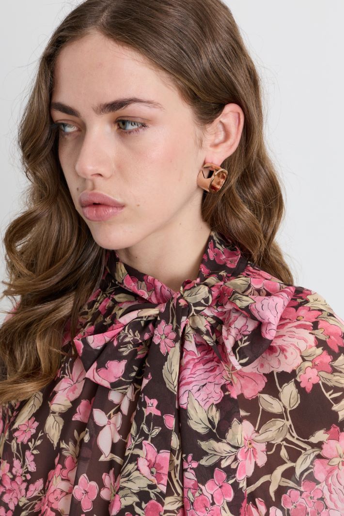 Cut-out earrings - GOLD - Intrend - 3