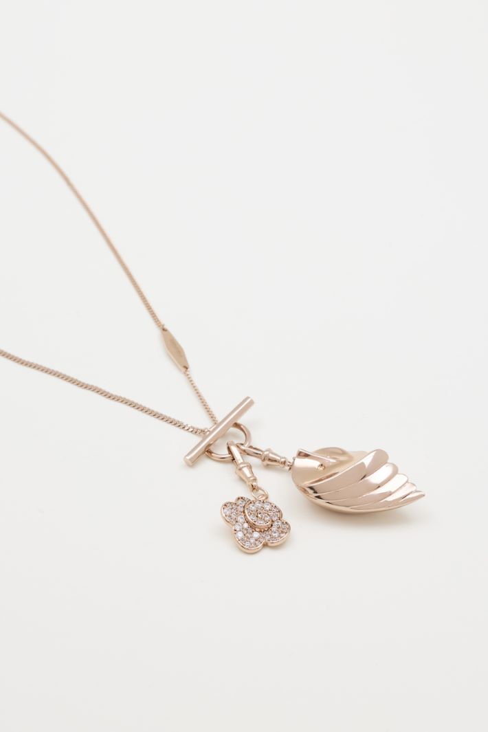 Long Pendant Necklace - GOLD - Intrend - 2