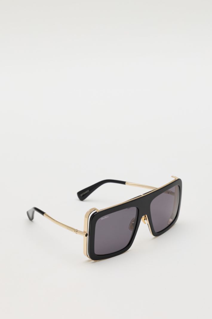Occhiali da sole squadratI - NERO - Intrend - 2