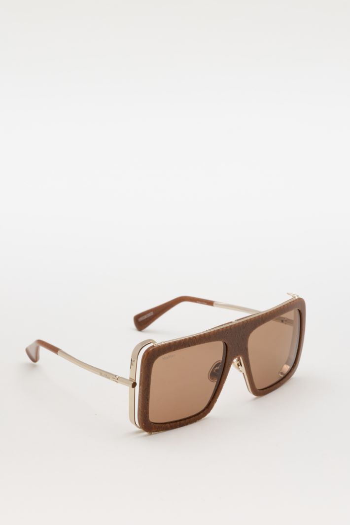 Lunettes de soleil carrées - MARRON - Intrend - 2