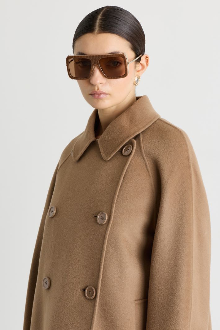 Lunettes de soleil carrées - MARRON - Intrend - 3