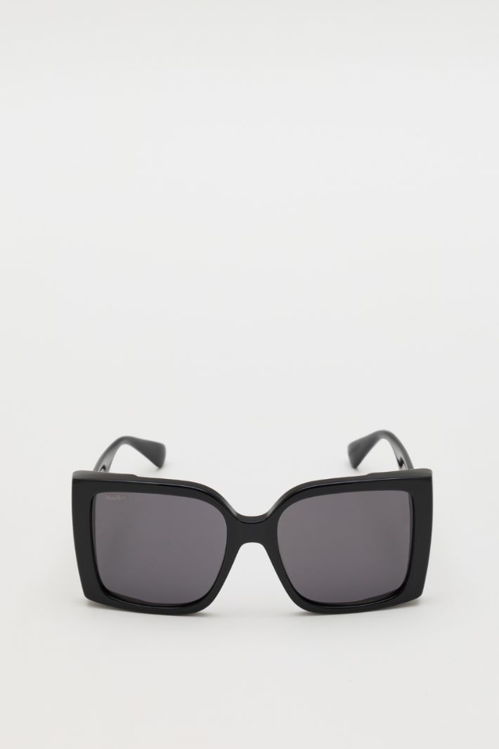 Occhiali da sole squadrati oversize - NERO - Intrend