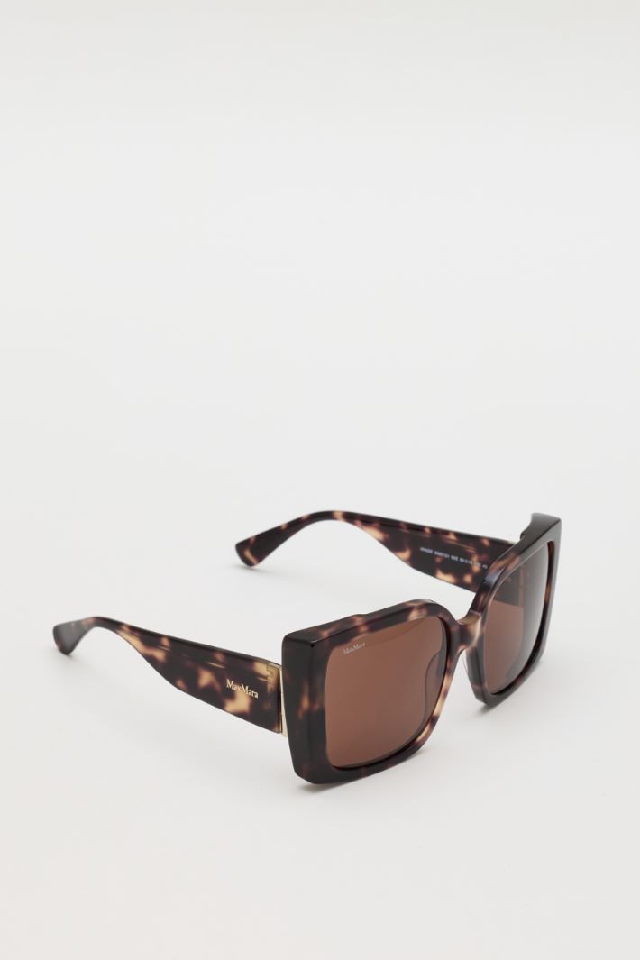 Occhiali da sole squadrati oversize - MARRONE - Intrend - 2