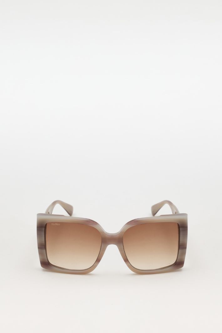 Oversized square sunglasses - GREY - Intrend