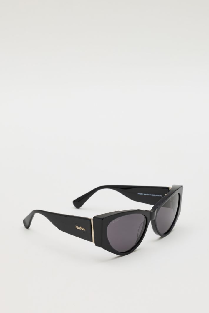 Occhiali da sole cat-eye - NERO - Intrend - 2