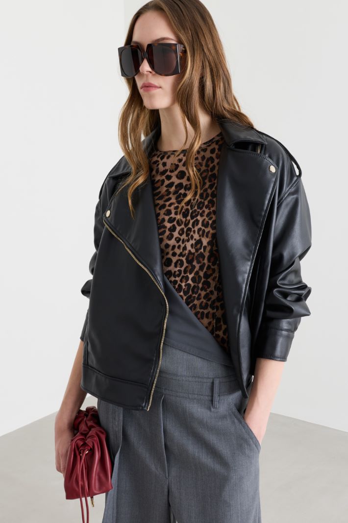 Occhiali da sole oversize - MARRONE - Intrend - 3