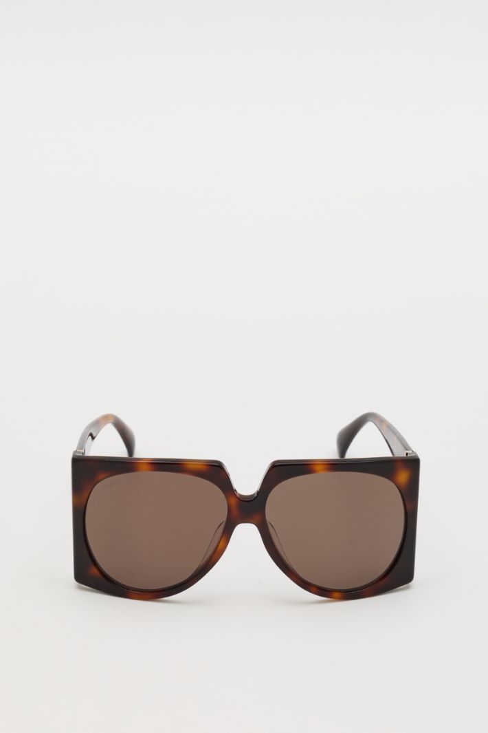 Occhiali da sole oversize - MARRONE - Intrend