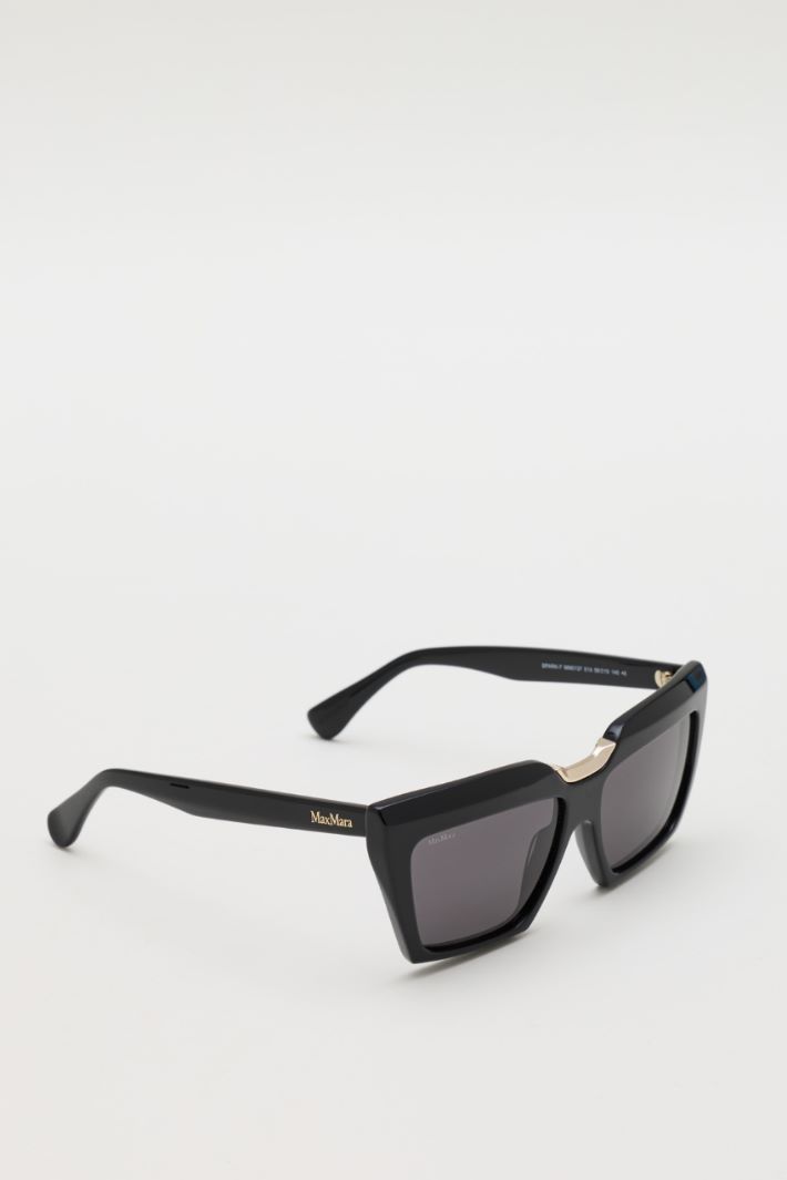 Cat-eye sunglasses - BLACK - Intrend - 2