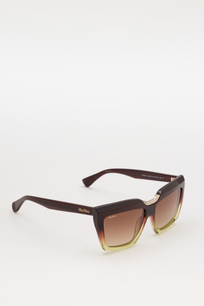 Cat-eye sunglasses - BROWN - Intrend - 2