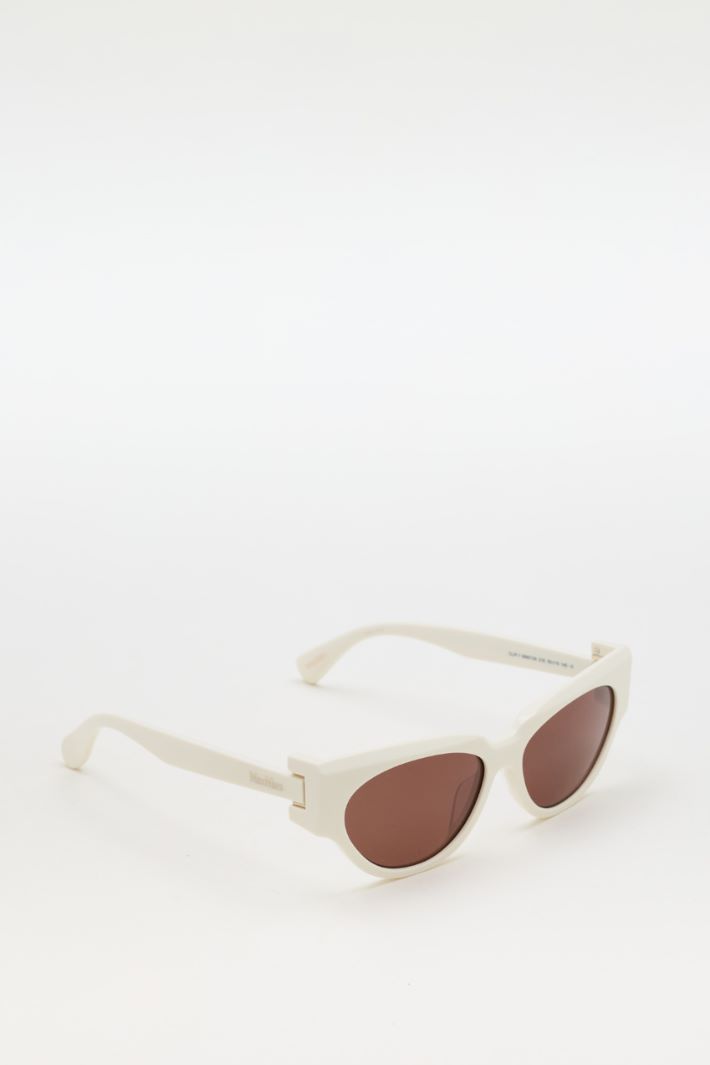 Oval sunglasses - WHITE - Intrend - 2