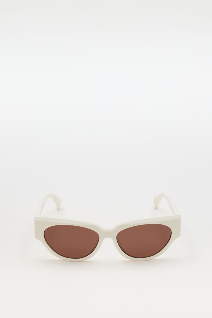 Oval sunglasses - WHITE - Intrend