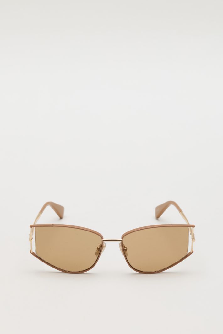 Occhiali da sole cat-eye - CAMMELLO - Intrend