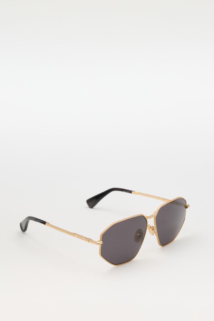 Geometric sunglasses - BLACK - Intrend - 2