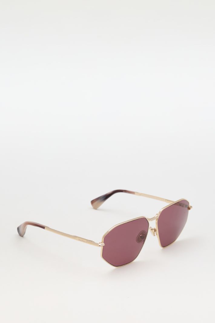 Geometric sunglasses - PINK - Intrend - 2