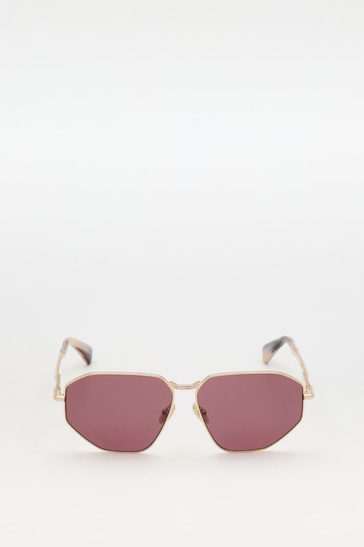 Geometric sunglasses - PINK - Intrend