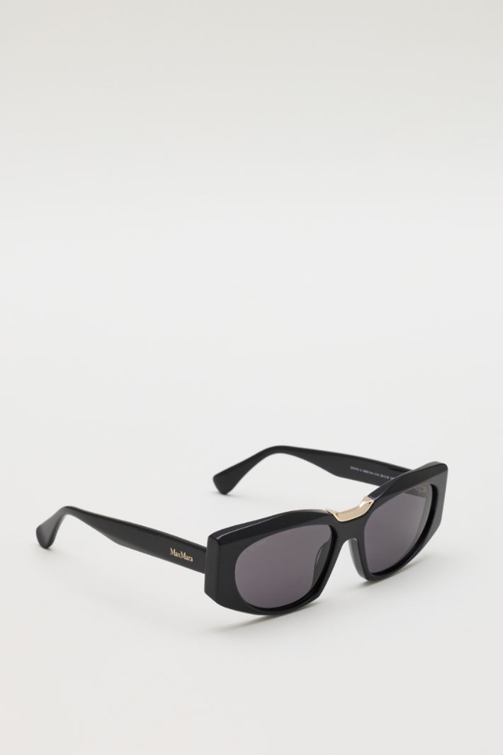 Occhiali da sole cat-eye - NERO - Intrend - 2