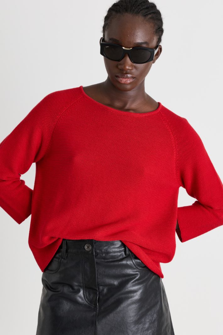 Cat-eye sunglasses - BLACK - Intrend - 3