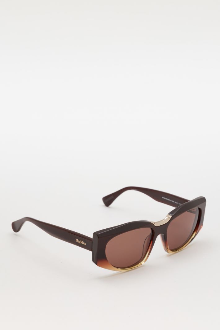 Cat-eye sunglasses - BROWN - Intrend - 2